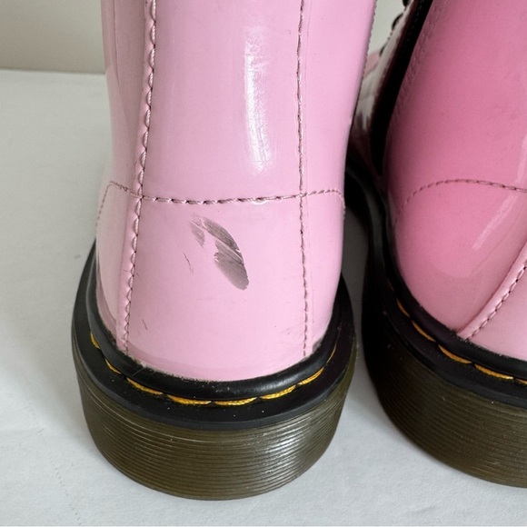 Dr. Martens 1460 J Pink Patent Leather Lace
Up/Zip Ankle Boots Size 2 - Picture 5 of 14
